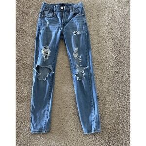 Women Aeropostale Distressed Jeans